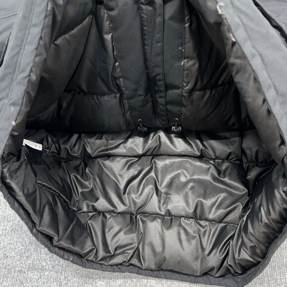 Eddie Bauer Jacket Mens 2XL Black Parka Coat Down Waterproof Hooded WeatherEdge - Picture 11 of 13